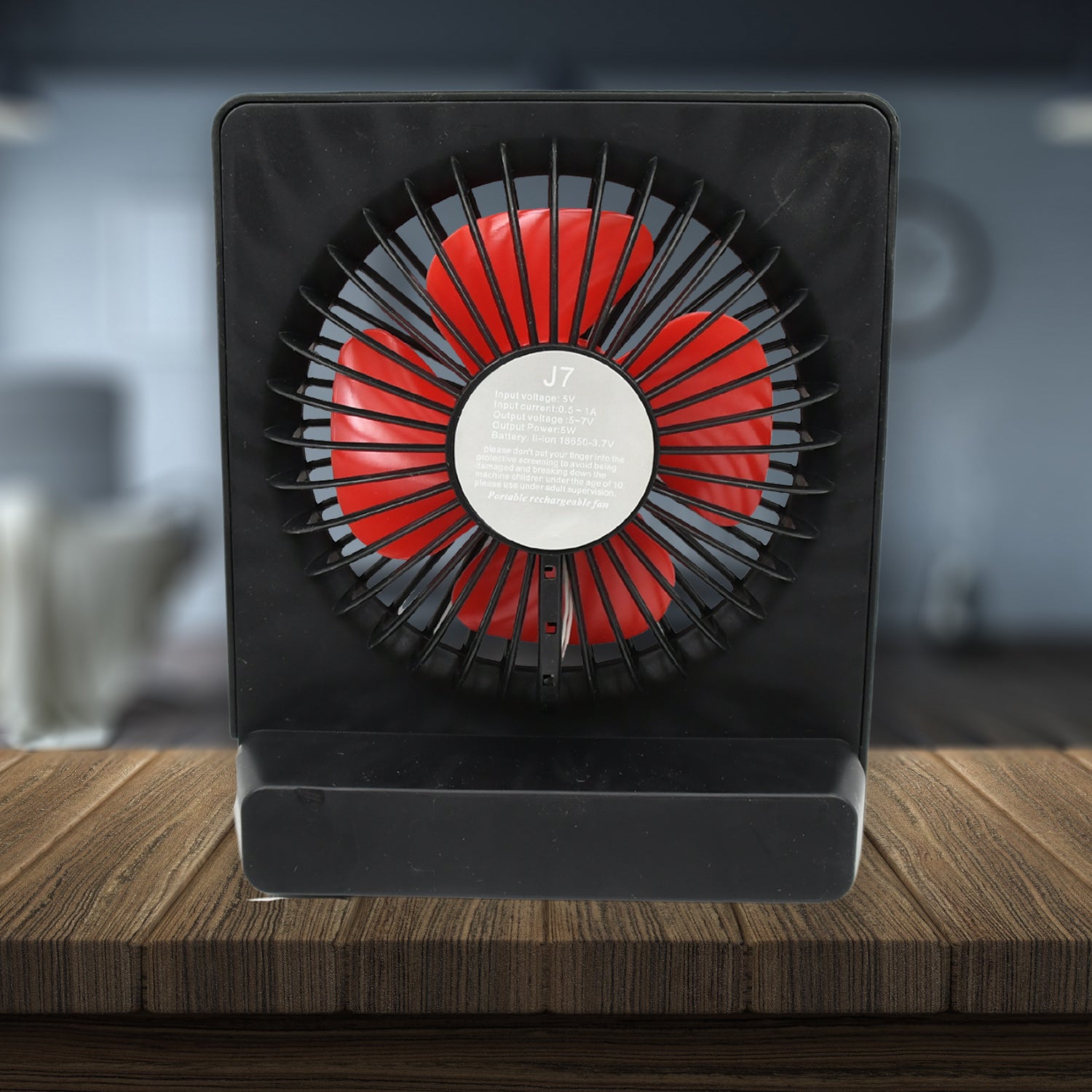 Portable Desk Fan Table Fan 1 Step Speed Setting Fan Personal Desk Fan Suitable For Office School Home Use